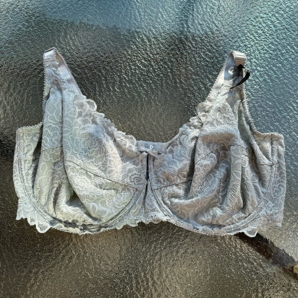 Reitmans DEESSE Blue Lace Bra 44G Unlined - Picture 2 of 12